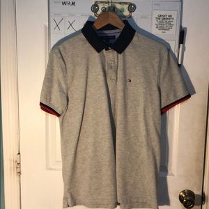 Grey tommy polo